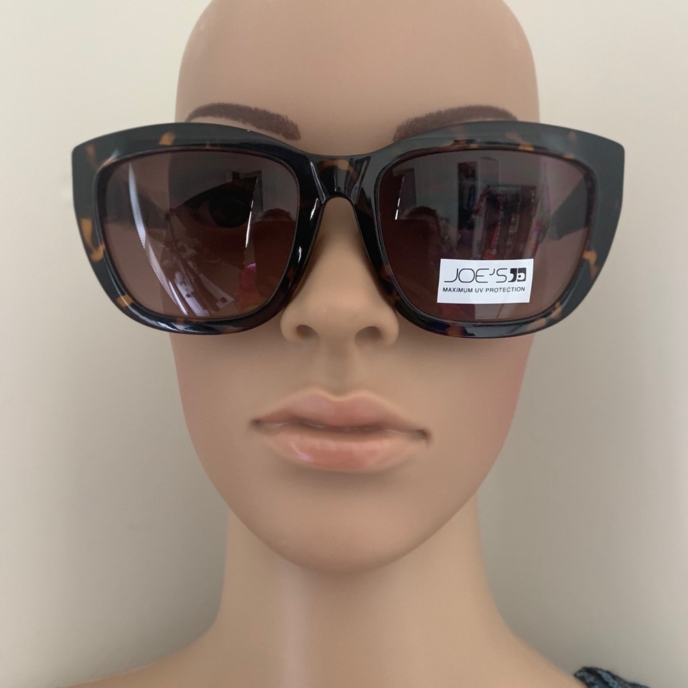 Joe’s Jeans Womens Tortoise Sunglasses cat eye - Picture 7 of 7